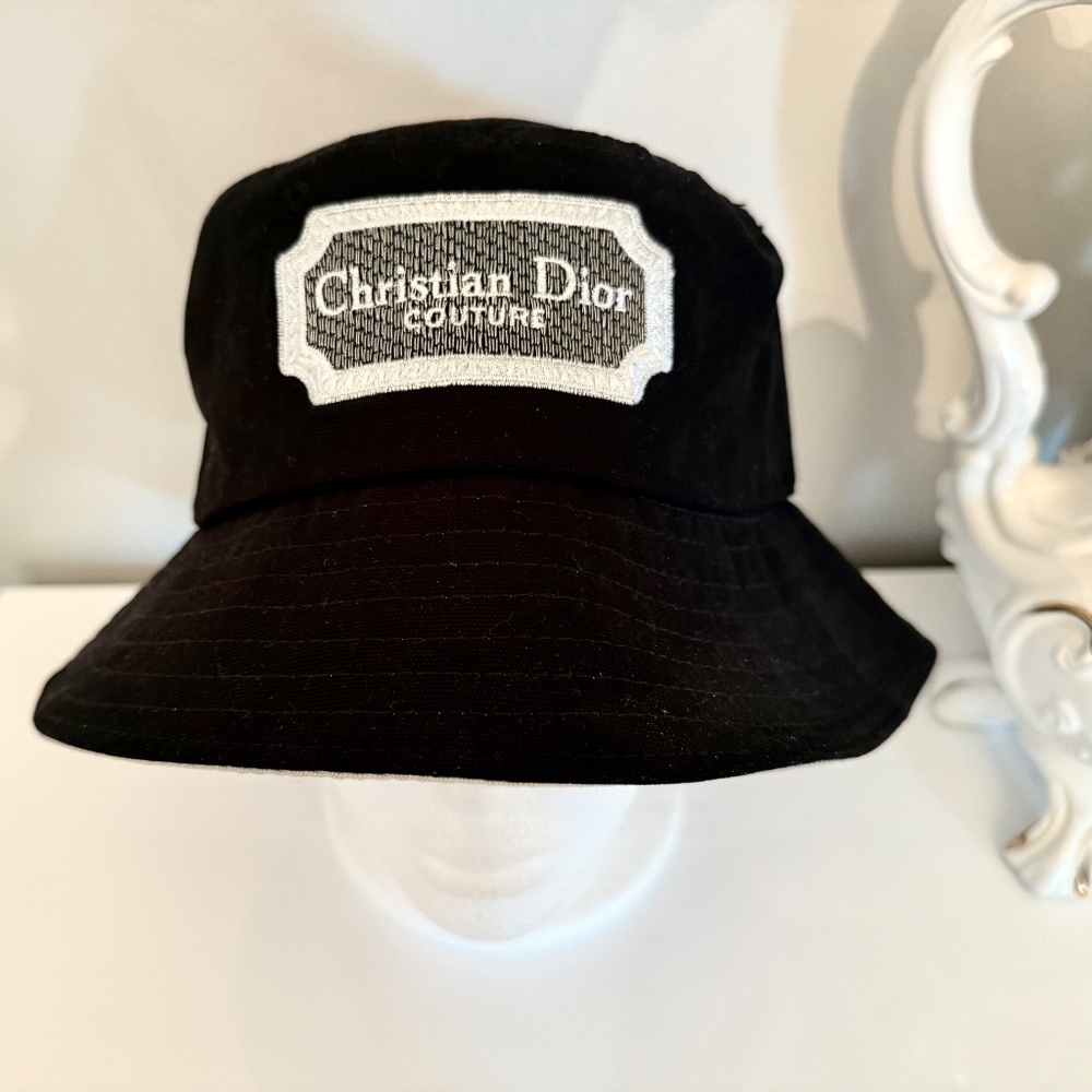 Dior Black Bucket Hat Unisex - Picture 4 of 5